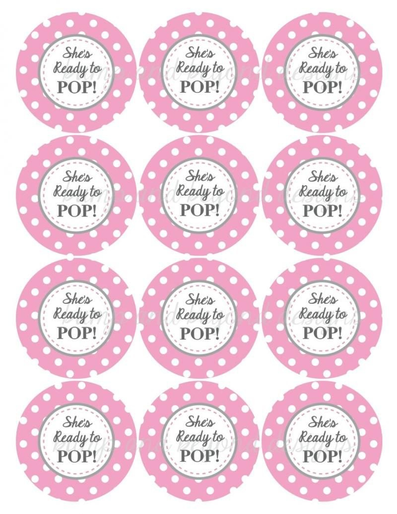 Ready To Pop Printable Labels Free  Baby Shower Ideas  Free Baby with Ready To Pop Labels Template