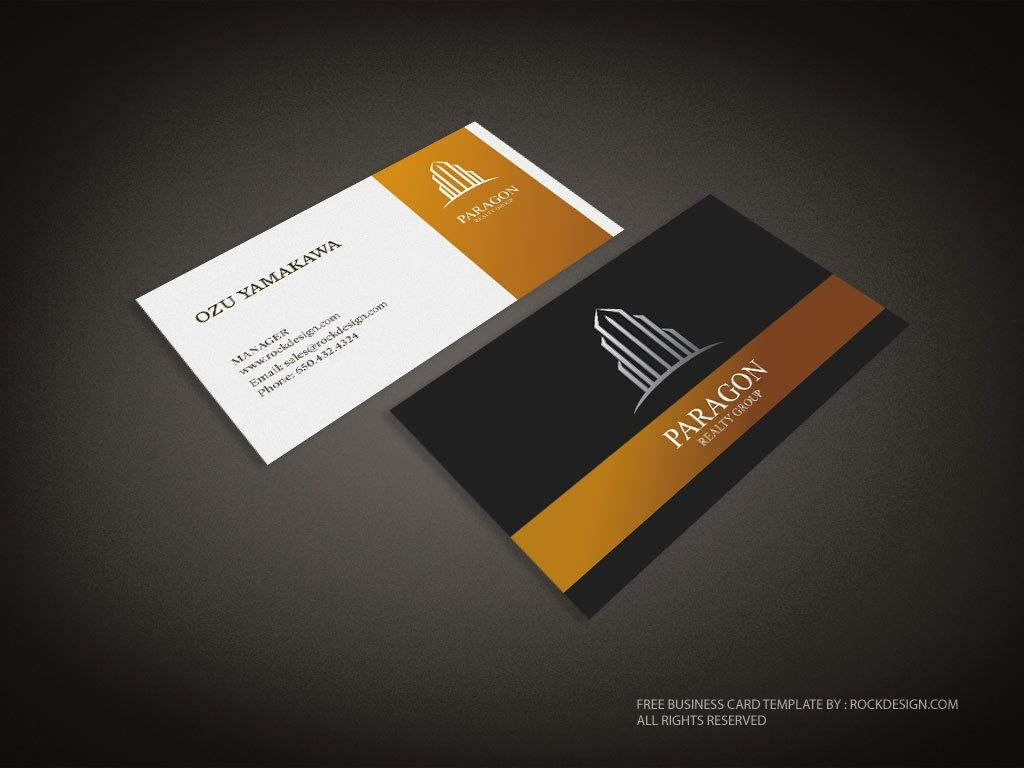 Real Estate Business Card Template  Download Free Design Templates with Real Estate Business Cards Templates Free