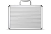 Realistic D Detailed Blank Aluminum Suitcase Vector Image intended for Blank Suitcase Template
