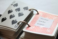 Reasons I Love You  Playing Card Book Tutorial  Emerging regarding 52 Things I Love About You Deck Of Cards Template