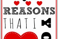 Reasons Why I Love You Cards Printable Templates Free  Tduckca in 52 Reasons Why I Love You Cards Templates Free