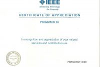 Recognition Products  Ieee Member And Geographic Activities pertaining to Conference Participation Certificate Template