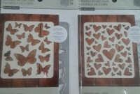 Recollections Cutting Template Butterfly  Piece Hearts  Piece with Recollections Card Template