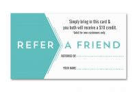 Referral Card Template  Template Ideas with regard to Referral Card Template