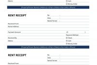 Rent Receipt Template  Free Microsoft Word Templates  Free Rent regarding Invoice Template For Rent