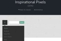 Responsive Navigation Solutions Examples  Codes throughout Html Header Menu Templates