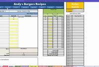 Restaurant Excel  How To Recipes Video  Youtube throughout Restaurant Menu Costing Template