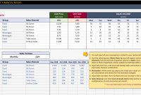 Restaurant Financial Plan Template In Excel  Business Plan intended for Restaurant Menu Costing Template