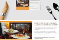 Restaurant Gift Certificate Template  ❱❱ Restaurant Templates with regard to Gift Certificate Template Indesign