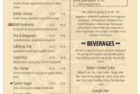 Restaurant Menu Template Word Free Amazing Design Samples throughout Free Cafe Menu Templates For Word