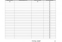 Restaurant Recipe Cost Form Restaurantsmanagement  Cleaning within Menu Checklist Template