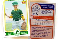 Retro  Series Is The Primary Custom Baseball Card Design Within inside Baseball Card Template Psd