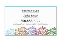 Rodan  Fields Business Card Template  Rodan And Fields  Rodan inside Rodan And Fields Business Card Template