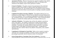 Rules For Mediation pertaining to Mediation Outcome Agreement Template