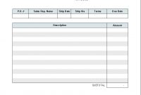 Sales Invoice With Total On Top  Columns  Invoice Manager For Excel throughout Car Service Invoice Template Free Download