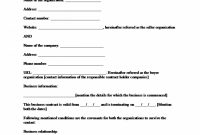 Sample Business Contract Template regarding Free Business Purchase Agreement Template