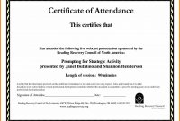 Sample Computer Course Completion Certificate Fres Beautiful within Attendance Certificate Template Word