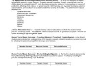 Sample Descriptions Of Speechlanguage Assessment Instruments throughout Speech And Language Report Template