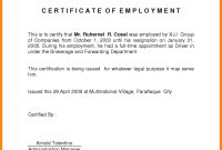 Sample Of Certificate Of Employment  Toha intended for Template Of Certificate Of Employment