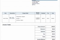 Sample Of Invoice Register Example Not Registered For Gst Download for Invoice Register Template