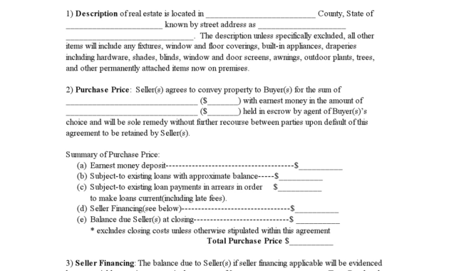 Sample Printable Offer To Purchase Real Estate Pro Buyer Form inside Free Hardware Loan Agreement Template