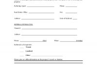 Sample Printable Referral Sheet For Realtors Form  Latest Sample within Free Referral Fee Agreement Template