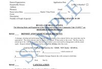 Sample Rental Agreement  Lakewood Seward Park Community Club regarding Banquet Hall Rental Agreement Template