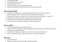 Sample Resume For Babysitter Nanny  Wwwautoalbum with Nanny Contract Template Word