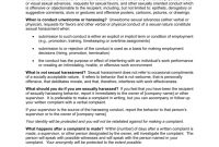 Sample Sexual Harassment Policy with regard to Sexual Harassment Investigation Report Template