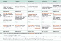 Sample Twoweek Menu For Long Day Care  Healthy Eating Advisory Service within Daycare Menu Template