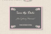 Save The Date Business Event Templates New  Free Save The Date within Save The Date Business Event Templates