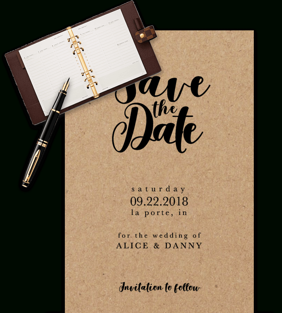 Save The Date Templates For Word  Free Download with regard to Save The Date Powerpoint Template