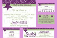 Scentsy Business Bundle Custom Printable Digital Business Cards Bag intended for Scentsy Business Card Template