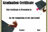 School Graduation Certificates  Customize Online With Or Without A within 5Th Grade Graduation Certificate Template