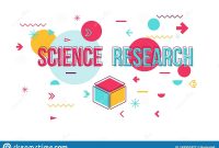 Science Experiment Word Concept Banner Design Stock Vector intended for Science Fair Banner Template