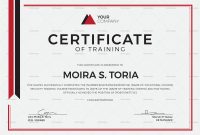 Security Training Certificate Design Template In Psd Word pertaining to Template For Training Certificate