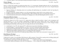 Senior Operating And Finance Executive Resume inside Report To Senior Management Template