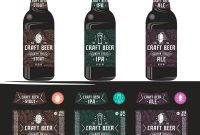 Set Of Templates Label For Craft Beer in Craft Label Templates