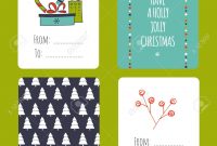 Set Of Winter Small Card Templates Collection For Christmas with Small Greeting Card Template