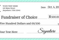 Signage   Giant Check Uses And Templates  Signs Blog intended for Customizable Blank Check Template
