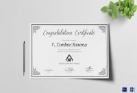 Simple Congratulation Certificate Design Template In Psd Word with regard to Congratulations Certificate Word Template