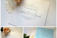 Simple Monogram Malay Handmade Wedding Invitation Card Craftyfarms with Sample Wedding Invitation Cards Templates