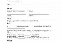 Simple Room Rental Agreement Templates  Template Archive  Raghu pertaining to Bedroom Rental Agreement Template