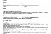 Simple Room Rental Agreement Templates  Template Archive throughout Simple House Rental Agreement Template