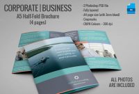Single Fold Brochure Templates in Single Page Brochure Templates Psd