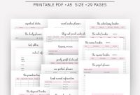 Small Business Planner Template Bundle A Printable Home  Etsy intended for Etsy Business Plan Template