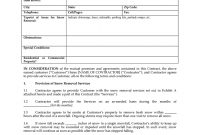 Snow Removal Contract  Fill Online Printable Fillable Blank regarding Free Snow Plowing Contract Templates