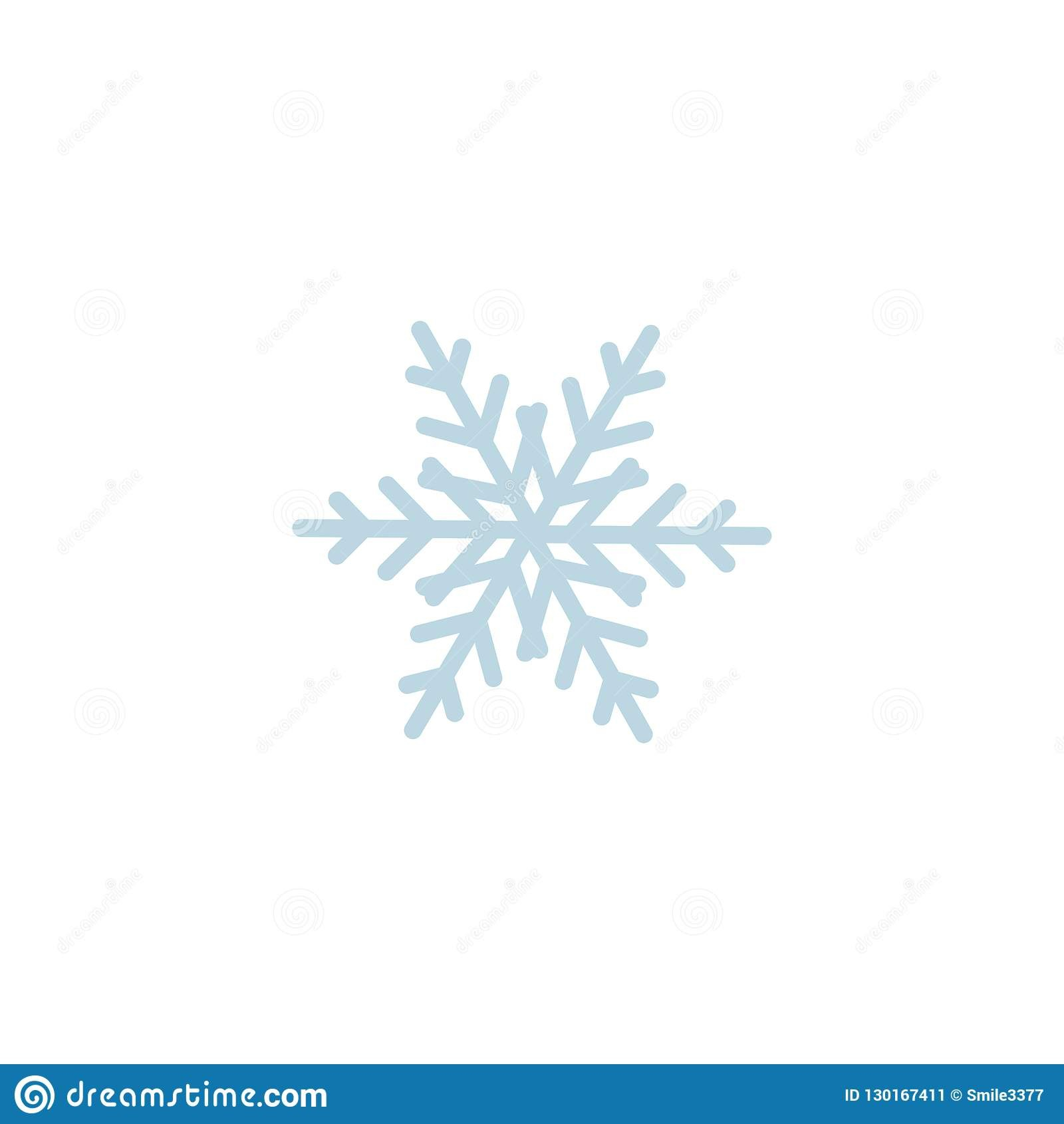 Snowflake Icon Template Christmas Snowflake On Blank Background intended for Blank Snowflake Template