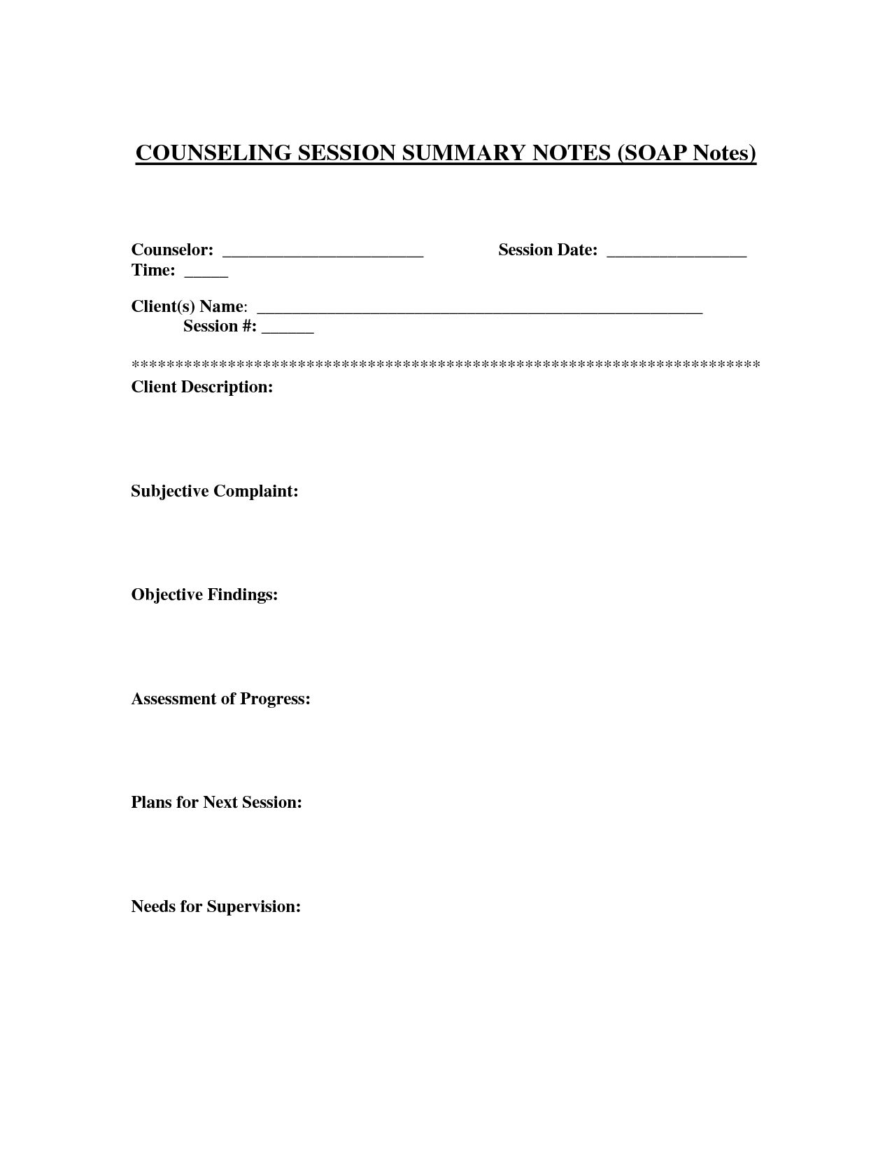 Soap Notes Template For Counseling  Google Search  Coaching  Soap with Blank Soap Note Template
