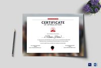 Soccer Appreciation Certificate Design Template In Psd Word throughout Soccer Certificate Templates For Word